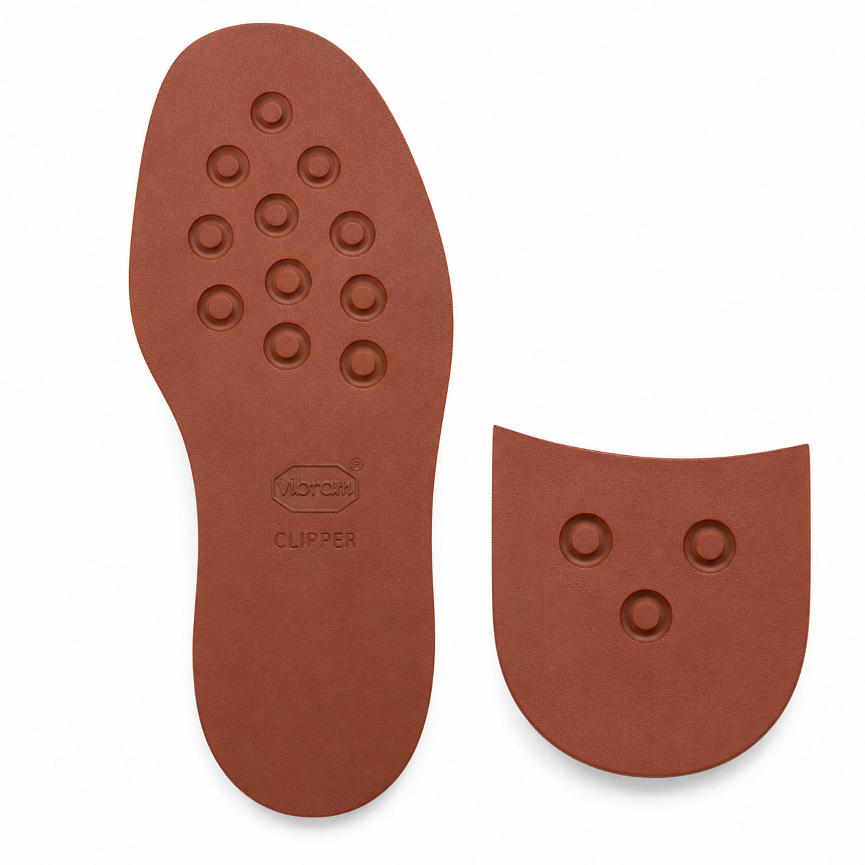 Suola in gomma Vibram Clipper morflex 8325 riparazione creazione calzature mm.8