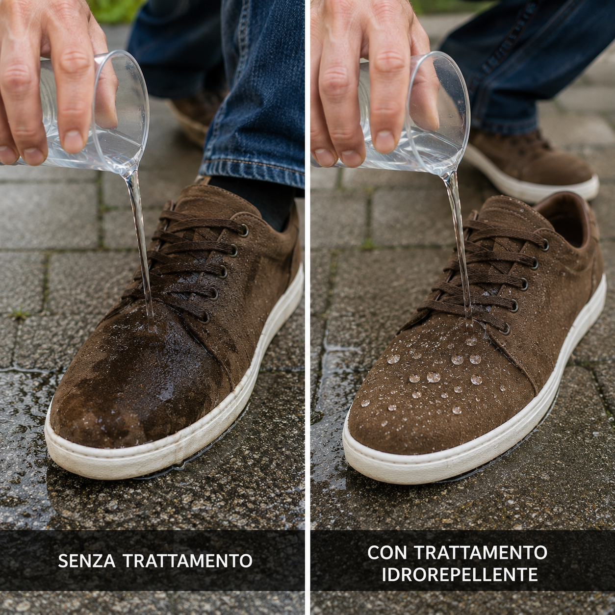Impermeabilizzante Spray 200/400 ml per Scarpe in Camoscio Pelle e Tessuto Protezione Antiacqua per Giacche Borse e Sneakers