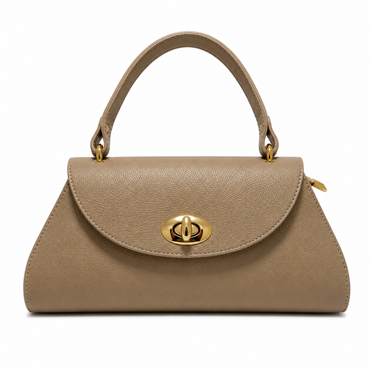 Borsa Donna Elegante in Vera Pelle con Chiusura Oro – Modello Cerimonia