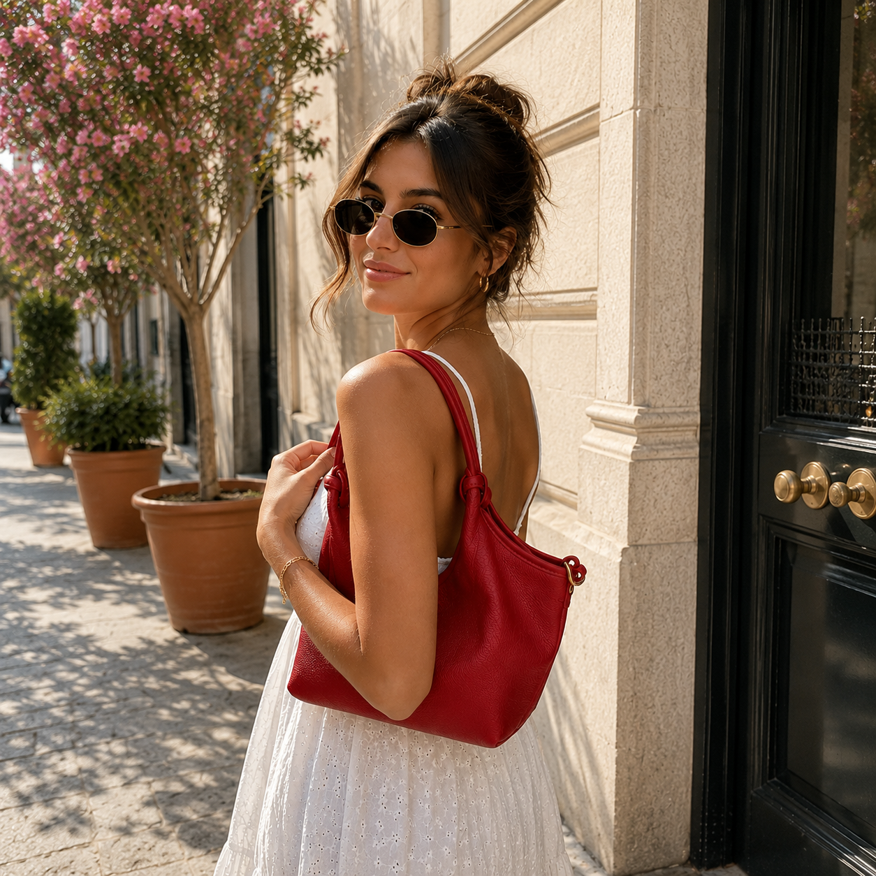 Borsa Donna in Vera Pelle Morbida Elegante Capiente e Versatile