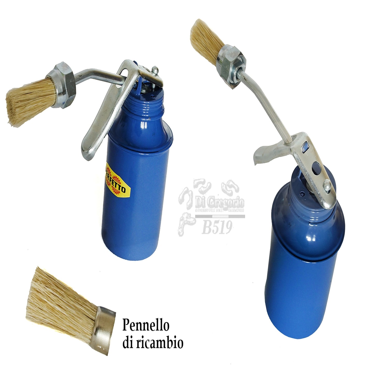 Set 5 Pennelli di Ricambio per Spalma Colla a Pompetta Applicatore Colla per Pelletteria Calzoleria e Fai da Te