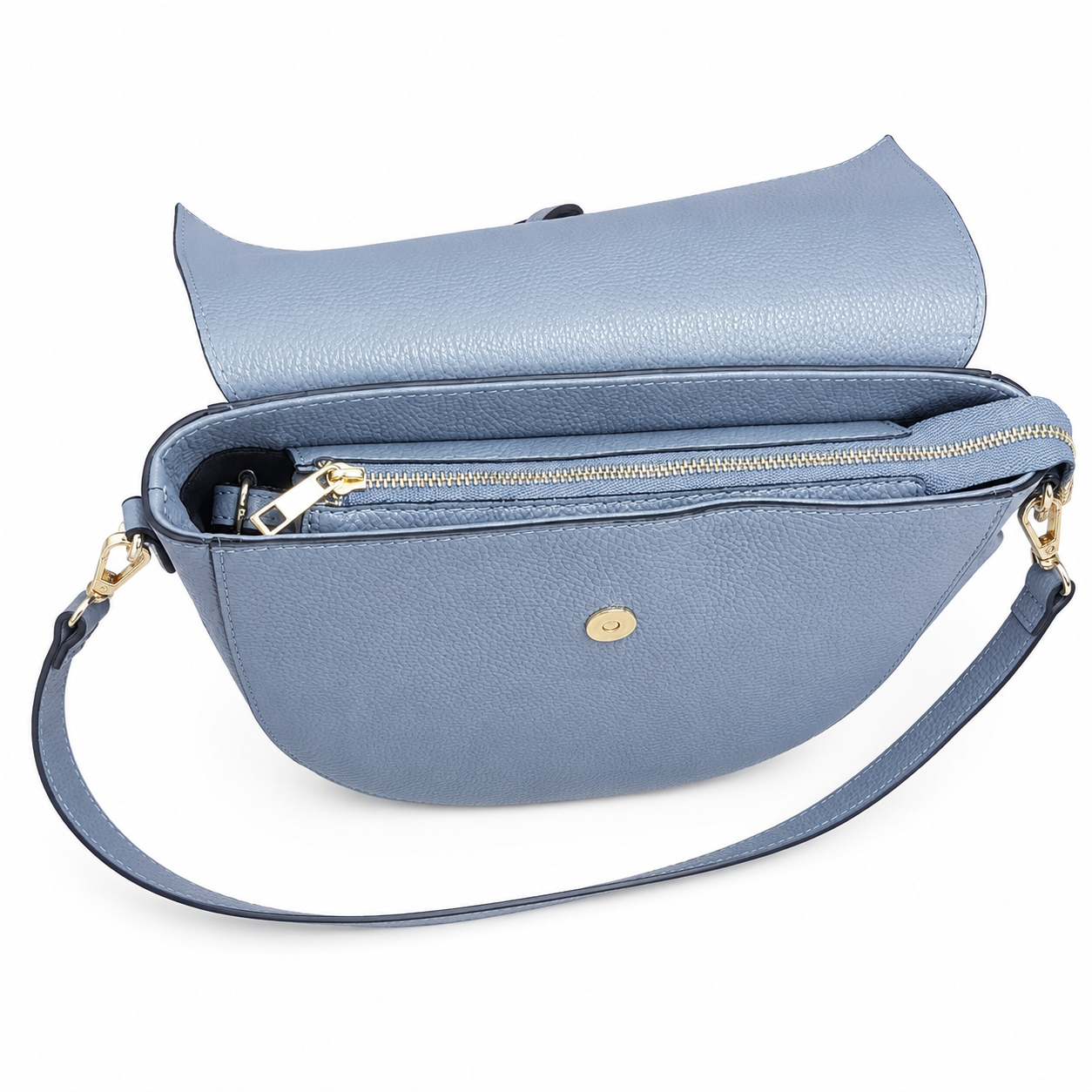Borsa Donna Vera Pelle Made in Italy con Manico e Tracolla Rimovibili