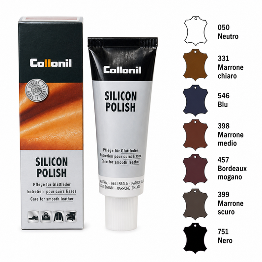Crema Nutriente per Pelle con Effetto Lucidante e Ravvivante Colore Protegge e Impermeabilizza Scarpe Borse Divani Giacche Selleria e Interni Auto