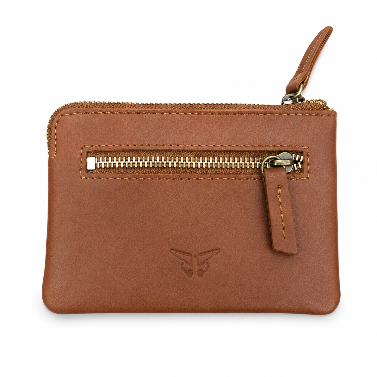 Portachiavi in Vera Pelle con Zip e Stampa Floreale – Portamonete e Custodia Chiavi 12x8 cm