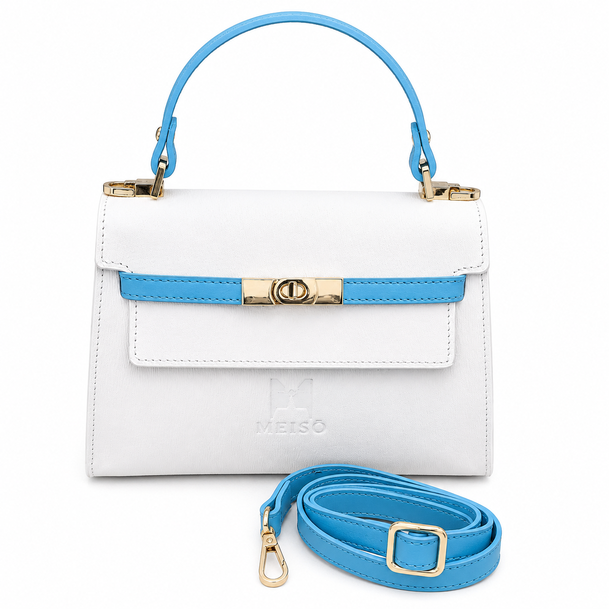 Borsa Donna Elegante a Mano con Tracolla Pelle Scamosciata Beige Chiusura dorata Made in Italy