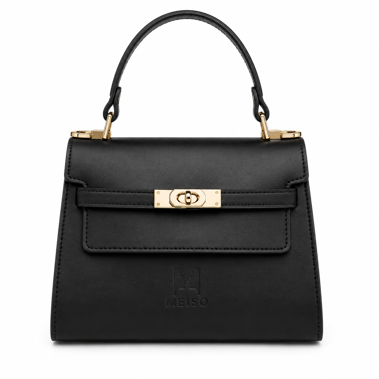 Borsa Donna Elegante a Mano con Tracolla Pelle Scamosciata Beige Chiusura dorata Made in Italy