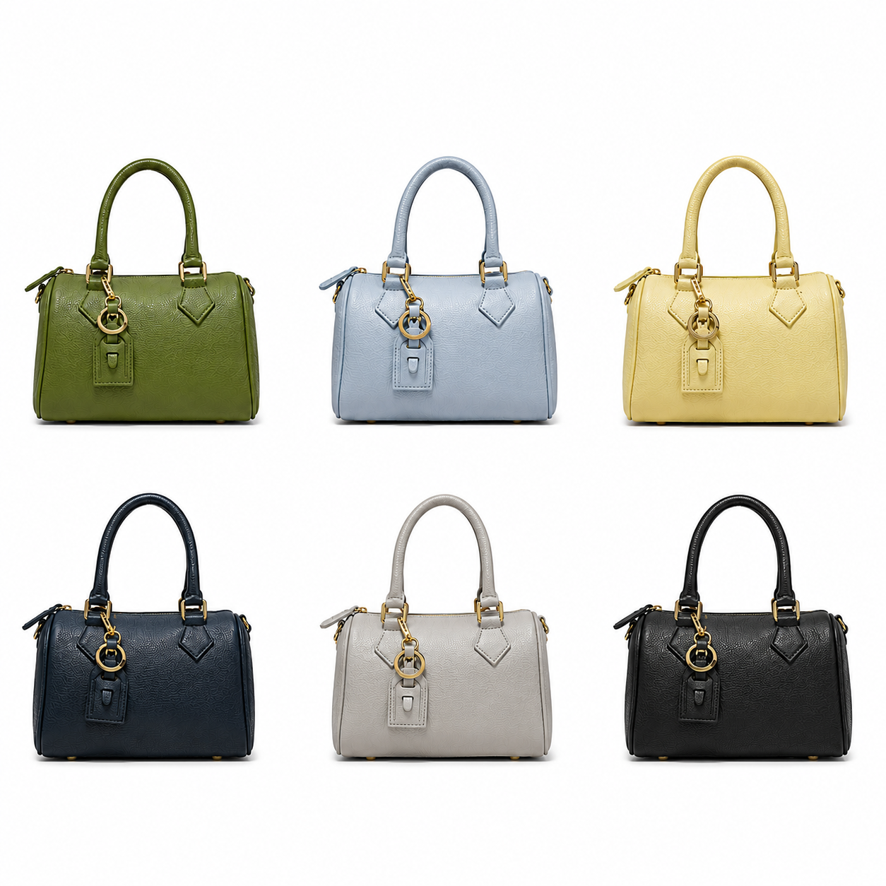 Women's Genuine Leather Top Handle Bag with Adjustable Removable Shoulder Strap Elegant and Casual Handbag 23x14x12 cm
