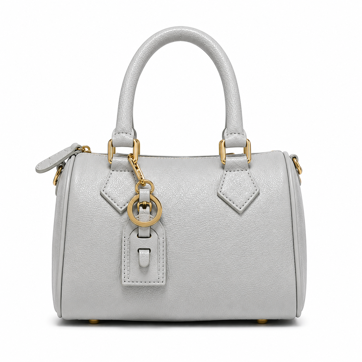 Women's Genuine Leather Top Handle Bag with Adjustable Removable Shoulder Strap Elegant and Casual Handbag 23x14x12 cm