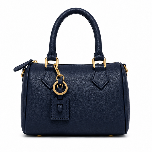 Bauletto Donna in Vera Pelle con Tracolla regolabile rimuovibile Borsa Elegante e Casual 23x14x12 cm