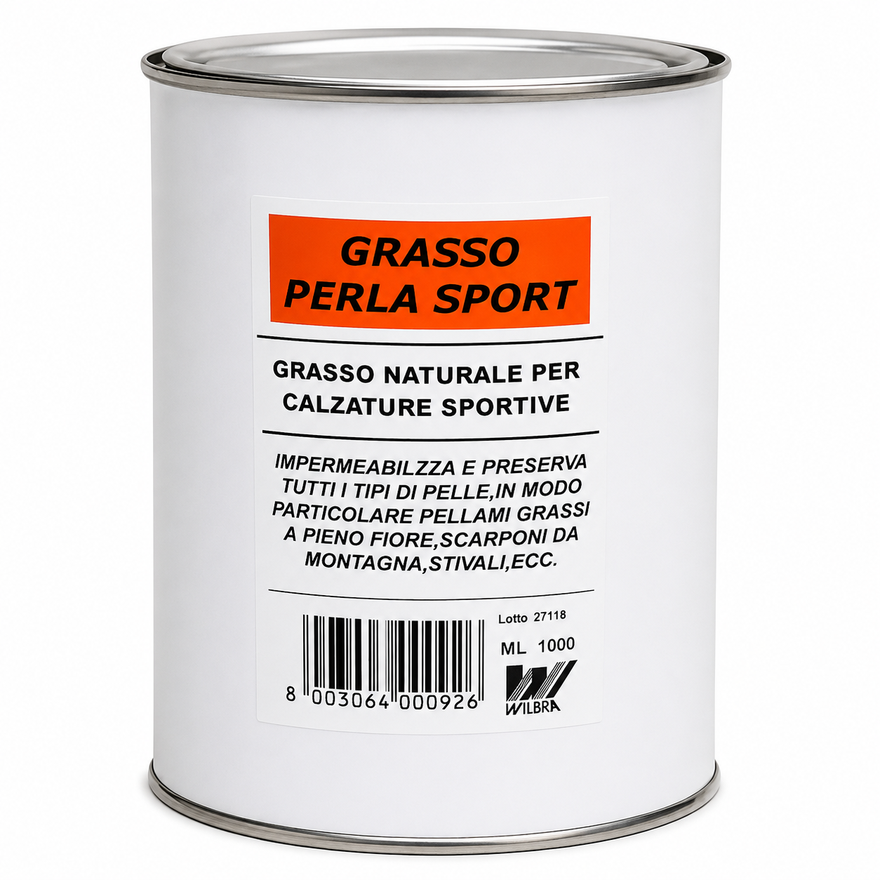 Grasso Perla Sport per Pelle e Cuoio – Impermeabilizzante Naturale per Scarponi da Montagna, Scarpe da Trekking, Stivali e Calzature Sportive