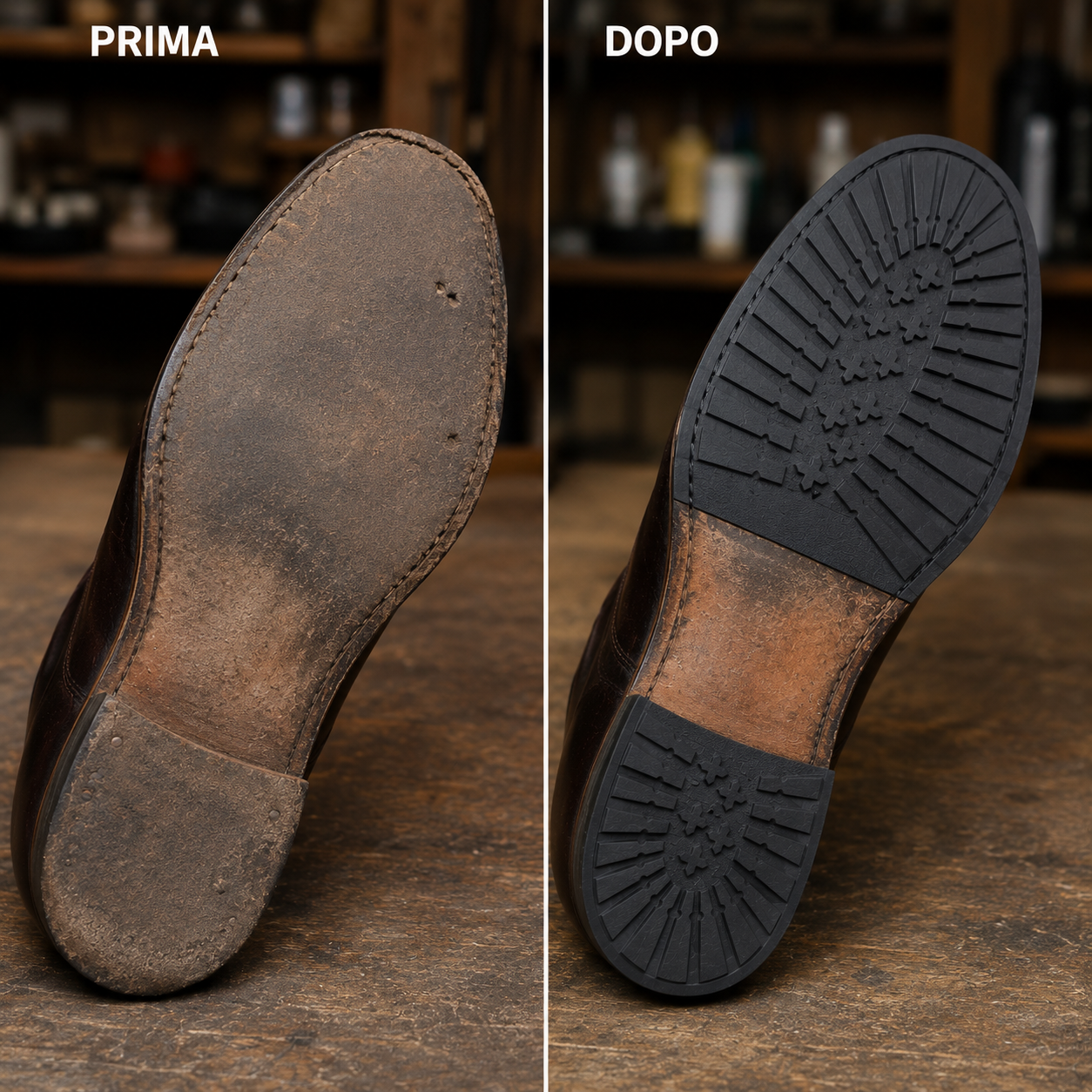 Mezza Suola Carrarmato SIS in Gomma Antiscivolo 3,5 mm  Protezione e Riparazione Scarpe