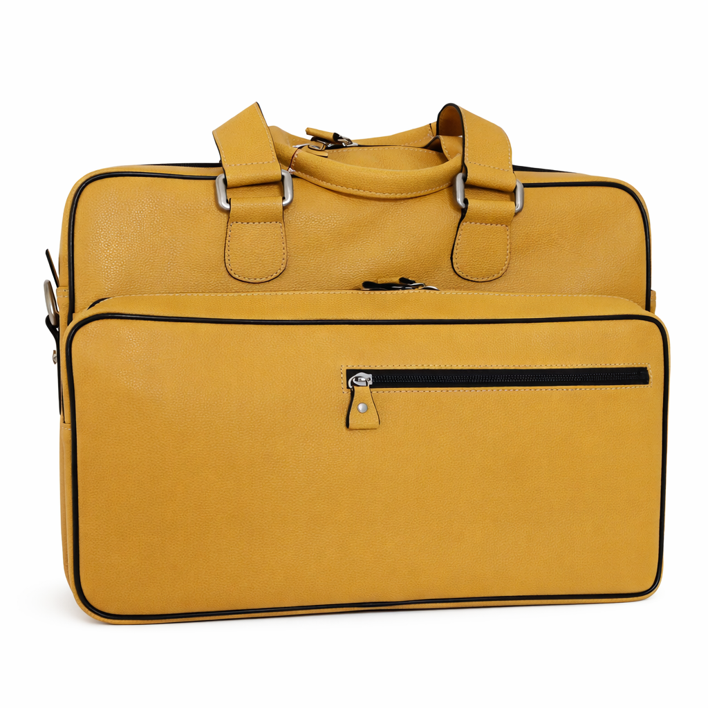 Cartella in Vera Pelle 24 Ore – Borsa Professionale con Tracolla Regolabile Made in Italy