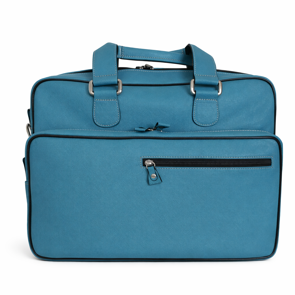 Cartella in Vera Pelle 24 Ore – Borsa Professionale con Tracolla Regolabile Made in Italy