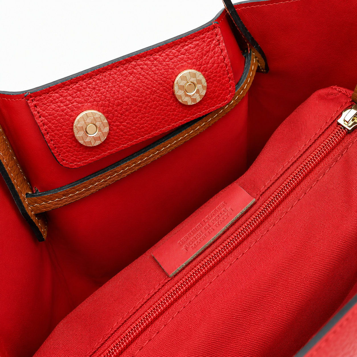 Bolso de Mujer de Piel Genuina con Neceser Extraíble Elegante y Versátil