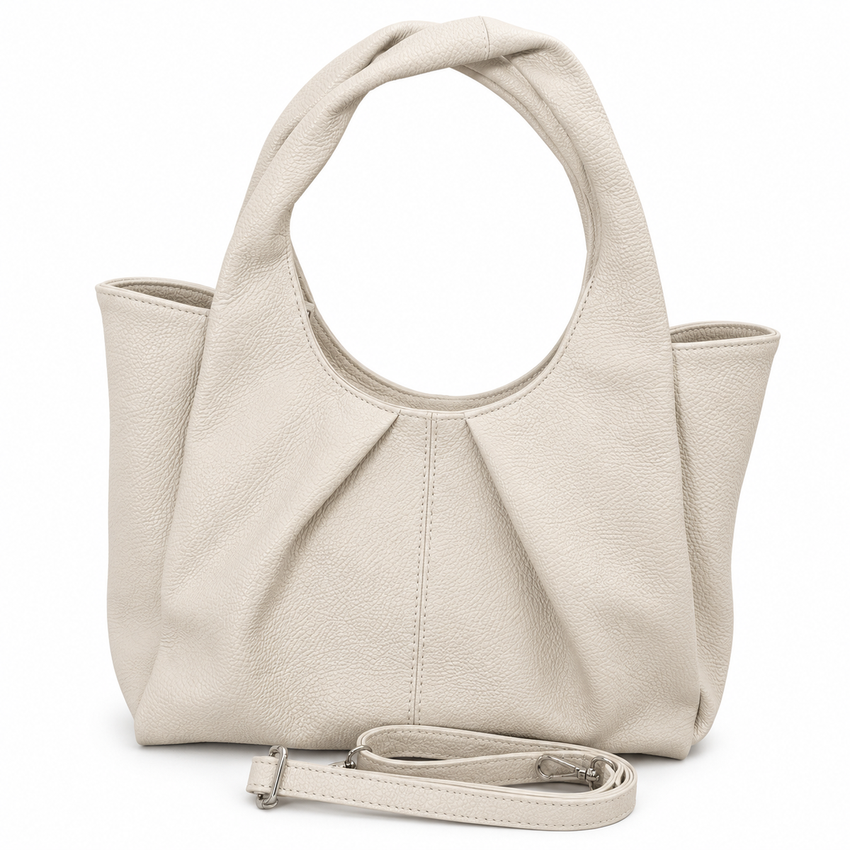 Borsa Donna Vera Pelle Made in Italy Grande a Mano con Tracolla Rimovibile
