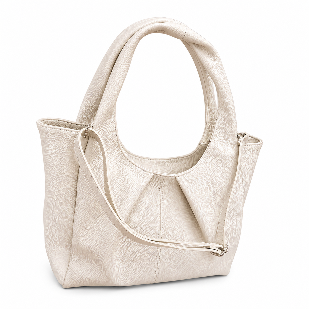 Borsa Donna Vera Pelle Made in Italy Grande a Mano con Tracolla Rimovibile