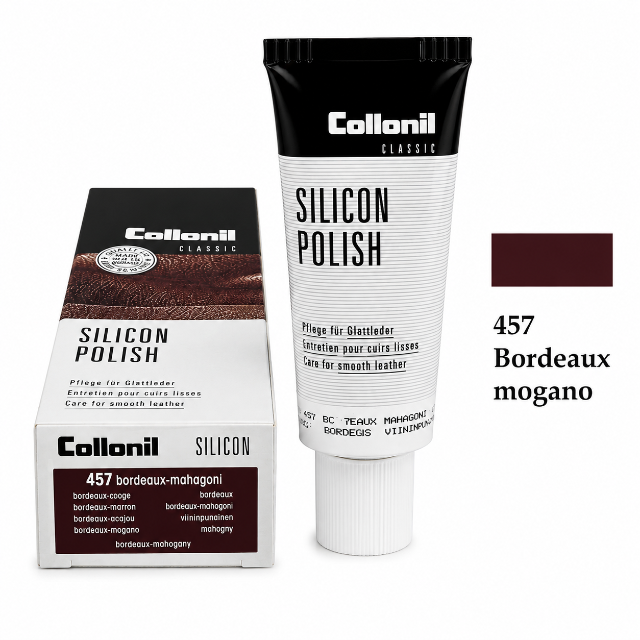 Crema Nutriente per Pelle con Effetto Lucidante e Ravvivante Colore Protegge e Impermeabilizza Scarpe Borse Divani Giacche Selleria e Interni Auto
