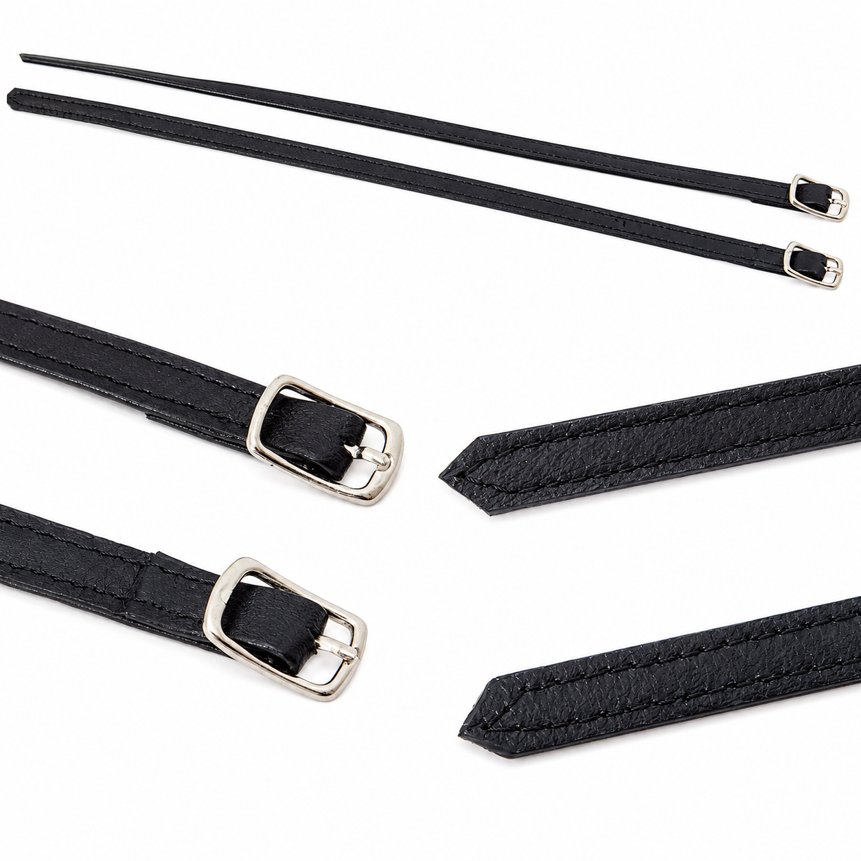 Replacement Straps for Decollete Shoes in Genuine Lined Leather 8 mm x 31 cm – Replacement Straps for Women's Shoes