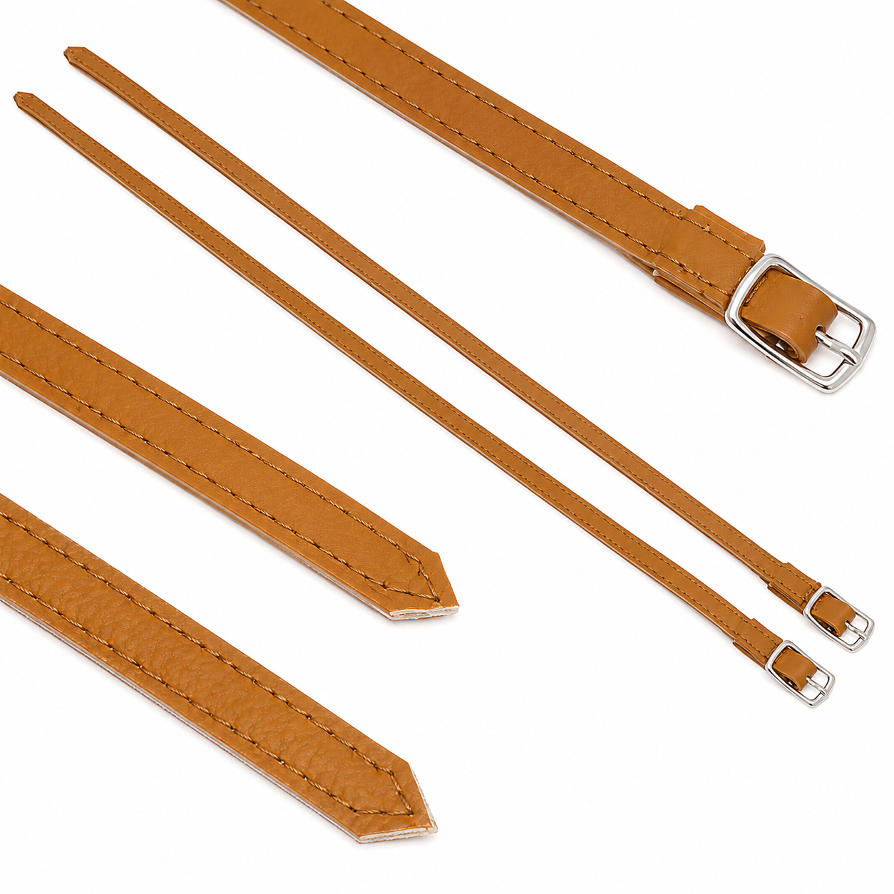 Replacement Straps for Decollete Shoes in Genuine Lined Leather 8 mm x 31 cm – Replacement Straps for Women's Shoes