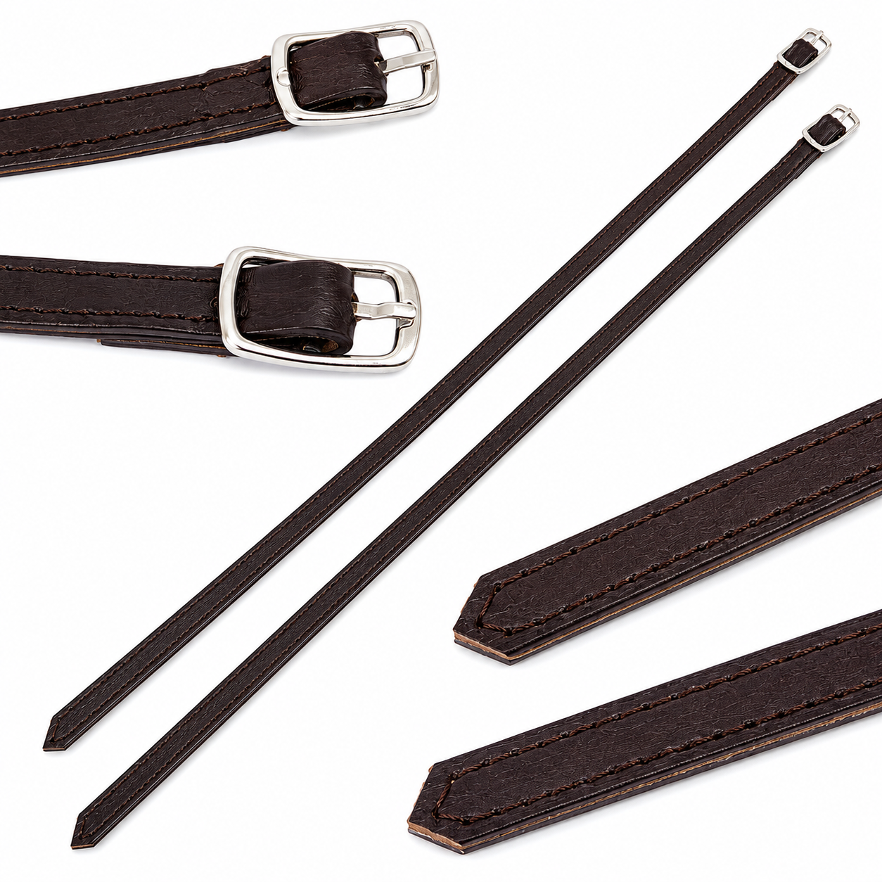 Replacement Straps for Decollete Shoes in Genuine Lined Leather 8 mm x 31 cm – Replacement Straps for Women's Shoes