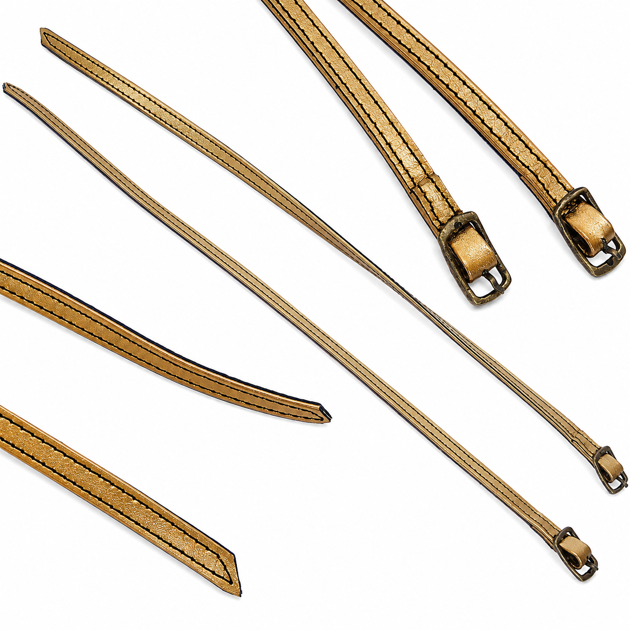 Replacement Straps for Decollete Shoes in Genuine Lined Leather 8 mm x 31 cm – Replacement Straps for Women's Shoes