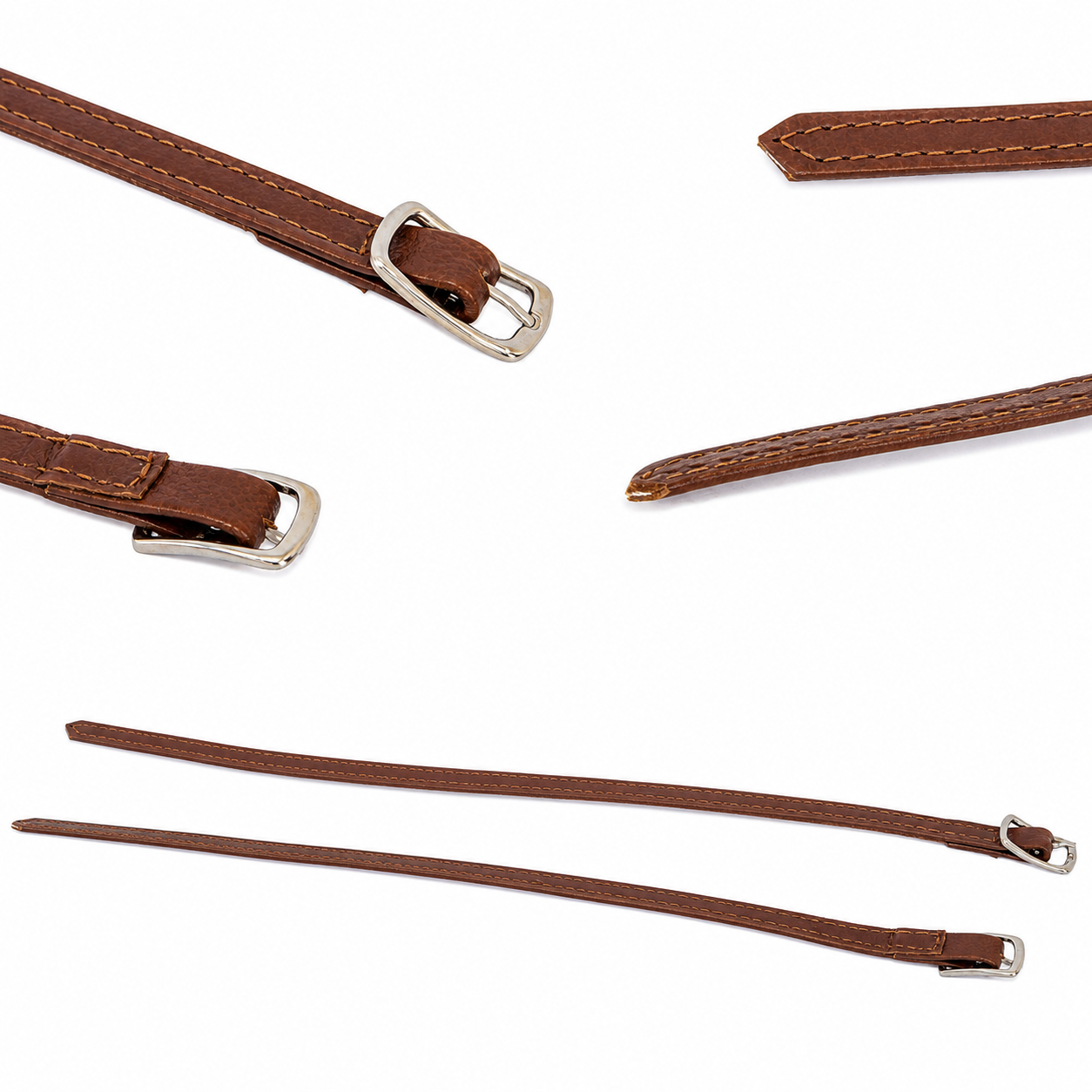 Replacement Straps for Decollete Shoes in Genuine Lined Leather 8 mm x 31 cm – Replacement Straps for Women's Shoes