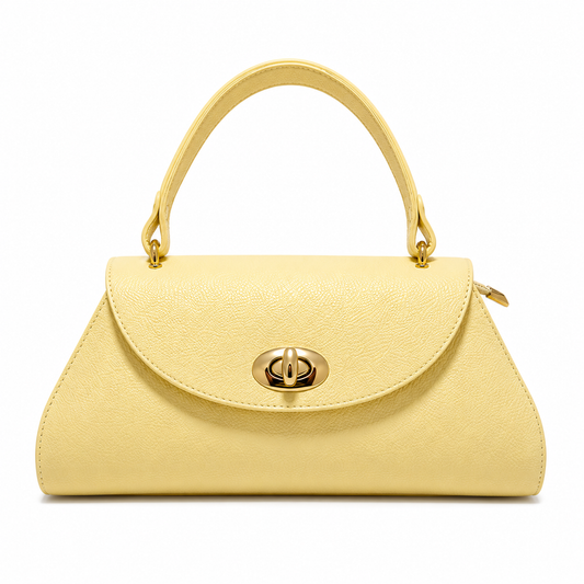 Borsa Donna Elegante in Vera Pelle con Chiusura Oro – Modello Cerimonia