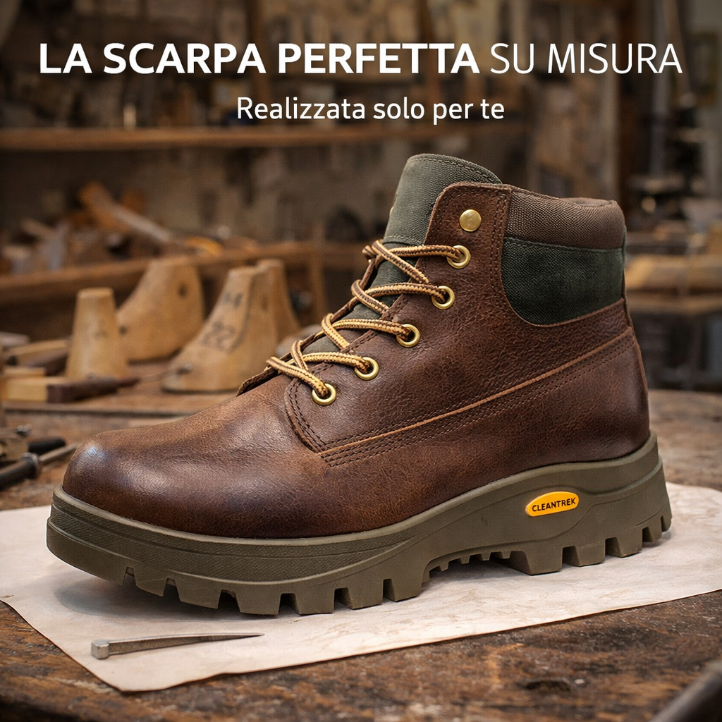 Suola Vibram Cleantrek Carrarmato Unisex in Gomma Naturale per Scarpe Casual e Outdoor
