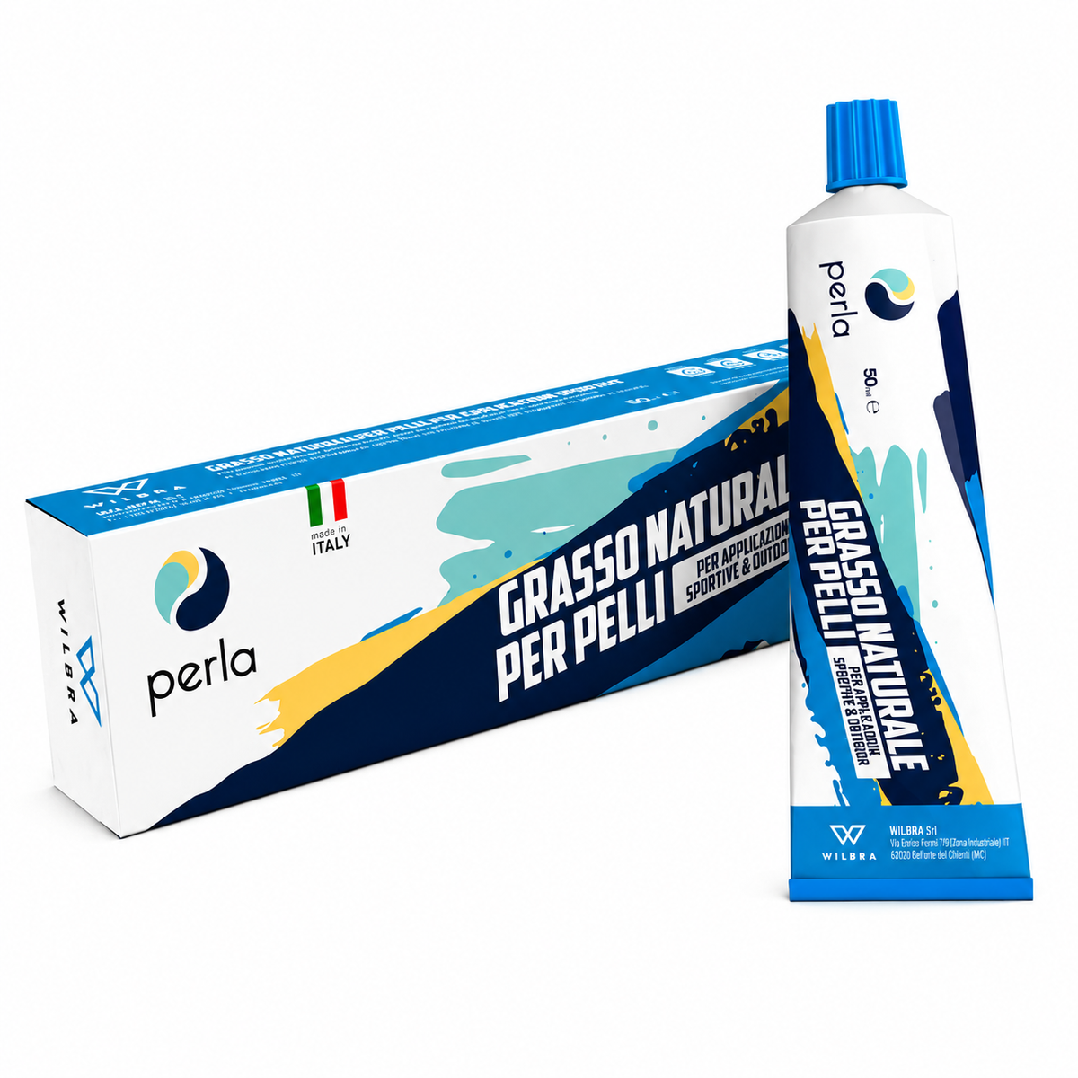 Grasso Perla Sport per Pelle e Cuoio – Impermeabilizzante Naturale per Scarponi da Montagna, Scarpe da Trekking, Stivali e Calzature Sportive
