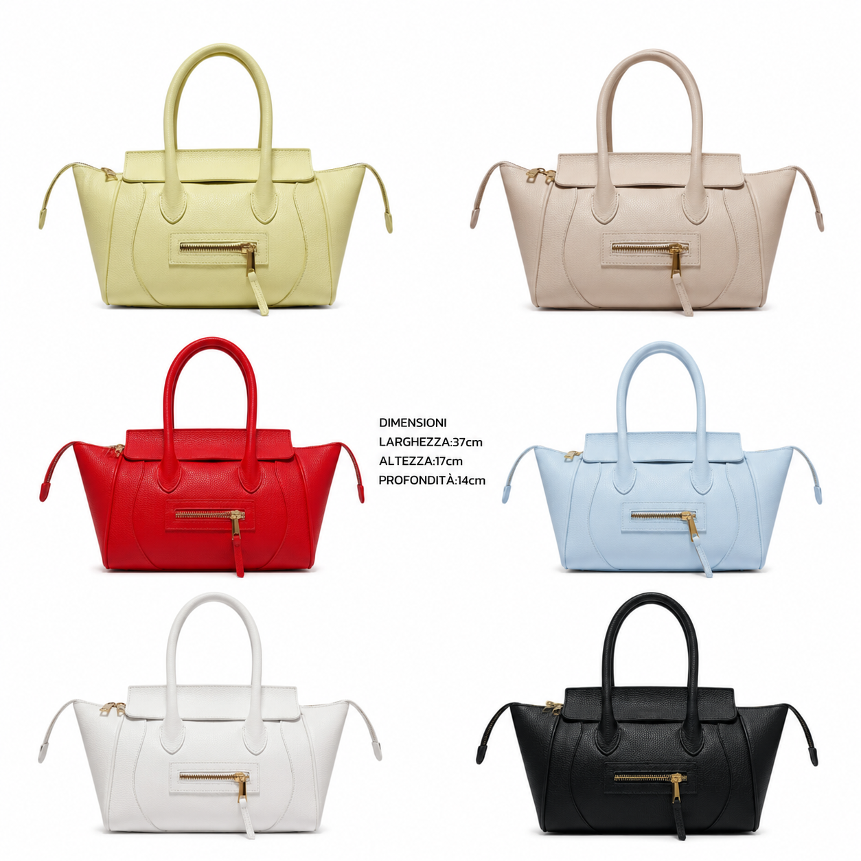 Borsa Donna in Vera Pelle con Tracolla – Elegante, Capiente e Versatile