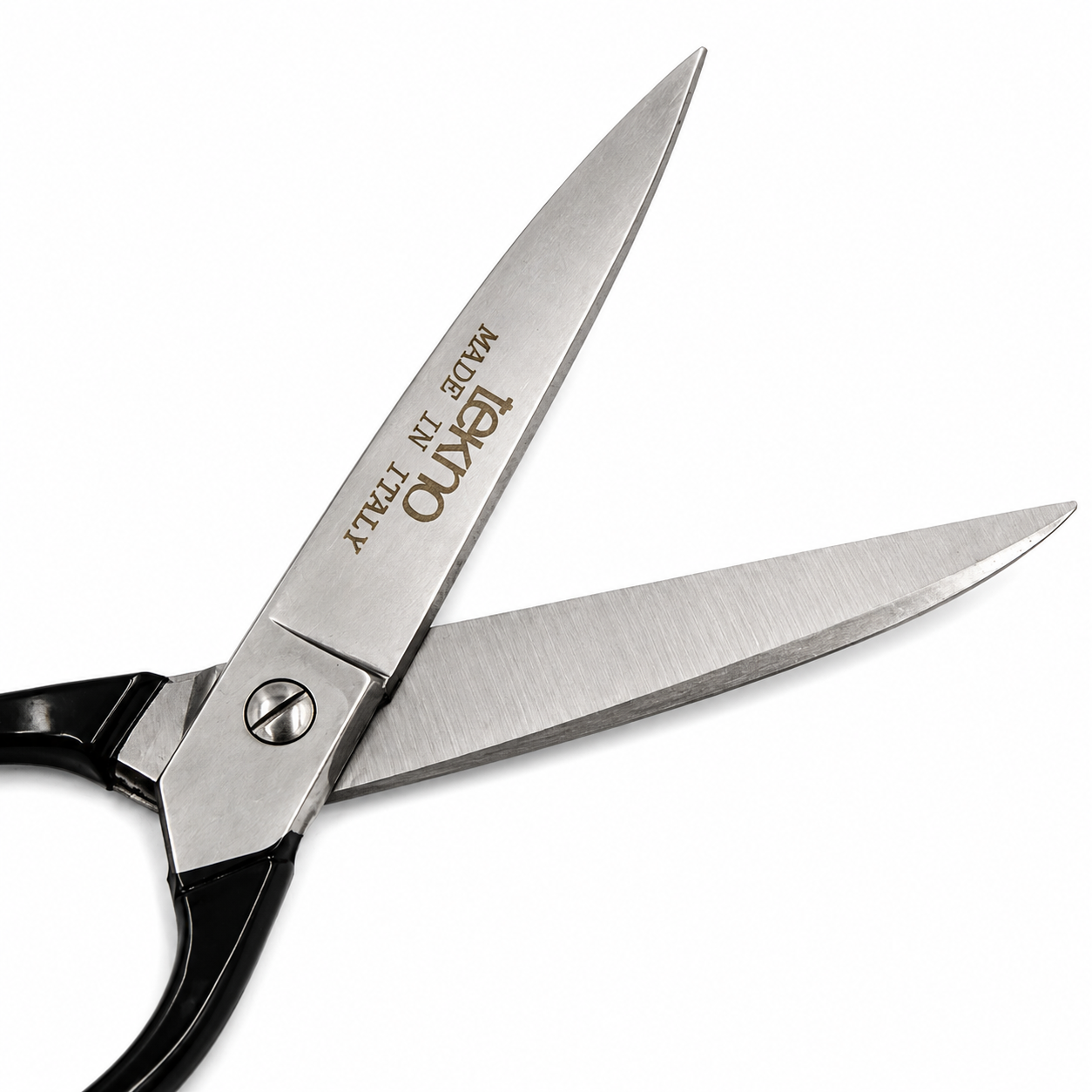 Forbice Professionale Doppia Curva 21 cm per Taglio Gomma Cuoio e Pelle Calzolaio Pelletteria Sarto Tappezziere Artigiani
