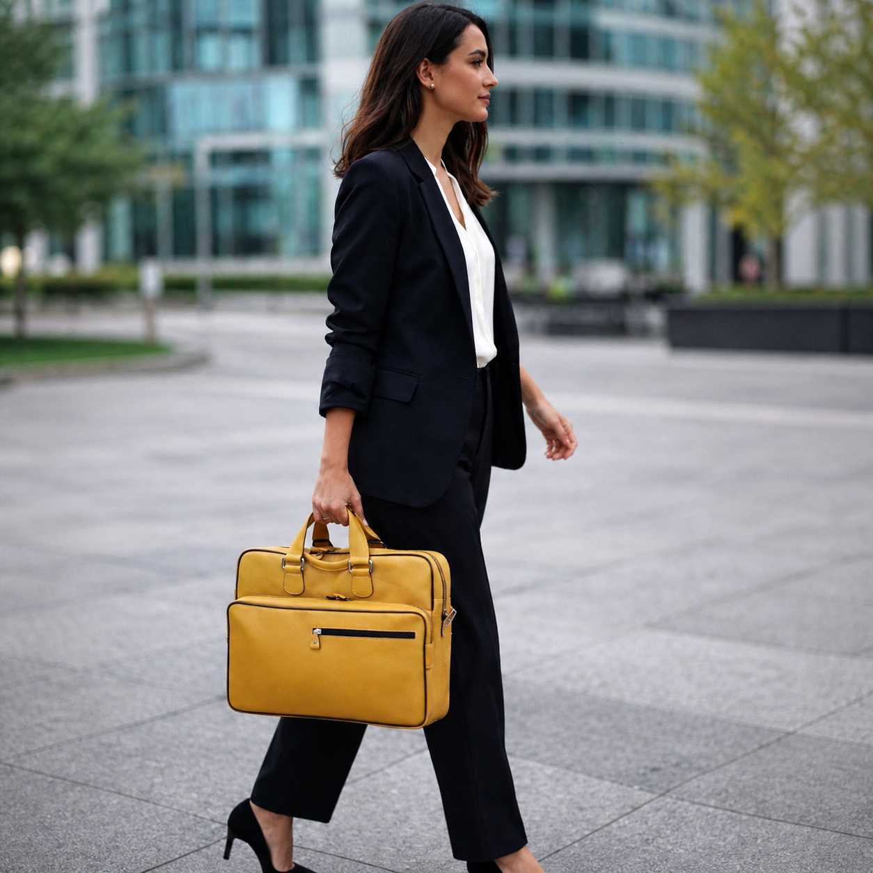 Cartella in Vera Pelle 24 Ore – Borsa Professionale con Tracolla Regolabile Made in Italy