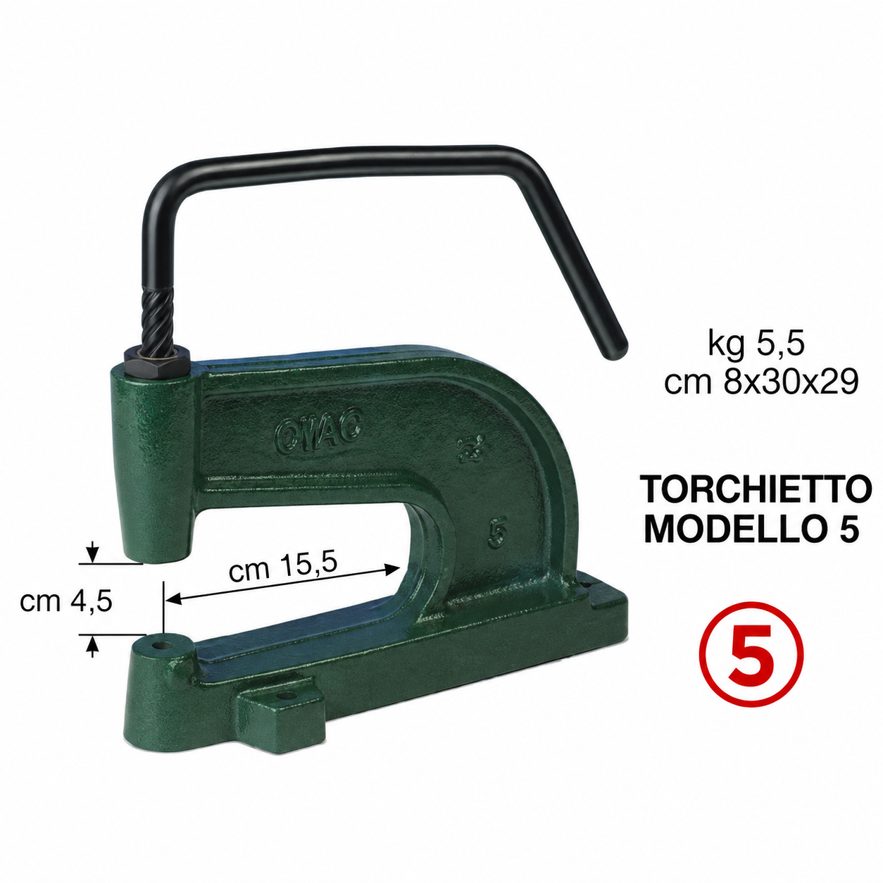 Torchietto per applicare Bottoni a pressione Occhielli Fori torchio rivettatrice