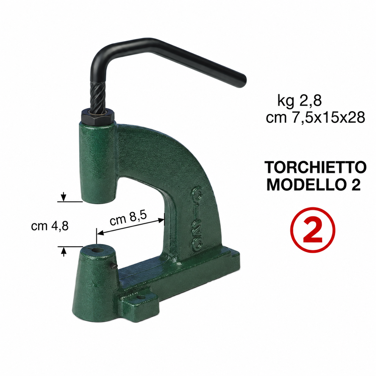 Torchietto per applicare Bottoni a pressione Occhielli Fori torchio rivettatrice