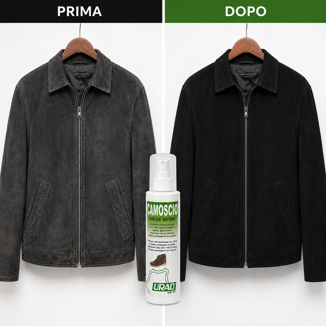 URAD Spray No Gas Ravviva Camoscio e Renna – Uniforma il Colore | Ecologico ed Efficace