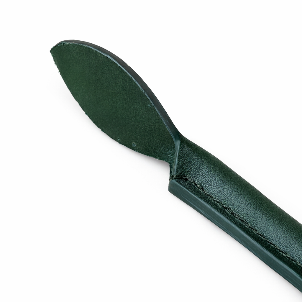 Manici per Borse in Vera Pelle con Estremità a Foglia Coppia di Manici Artigianali per Riparazione Ricambio e Realizzazione Borse Fai da Te