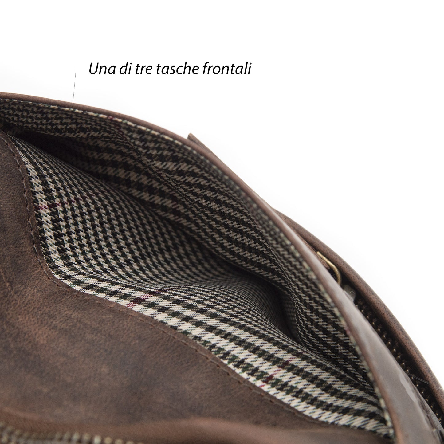 Borsa Uomo Donna in Vera Pelle Ingrassata con Tracolla Regolabile Borsello a Tracolla Porta Cellulare Documenti e Portafoglio per Lavoro Viaggio e Tempo Libero