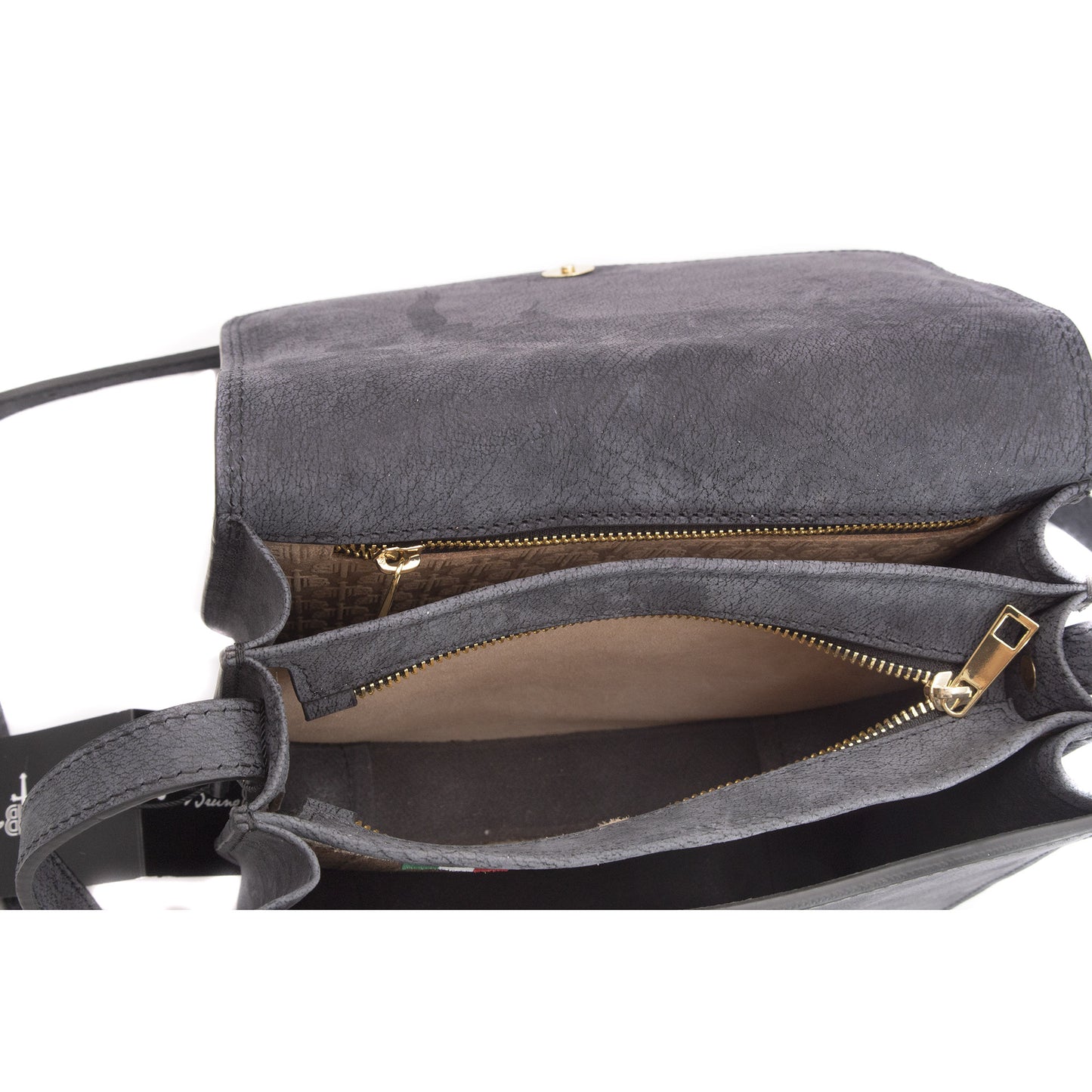 Borsa Tolfa donna vera pelle con tracolla regolabile artigianale made in italy rivisitazione anni 70