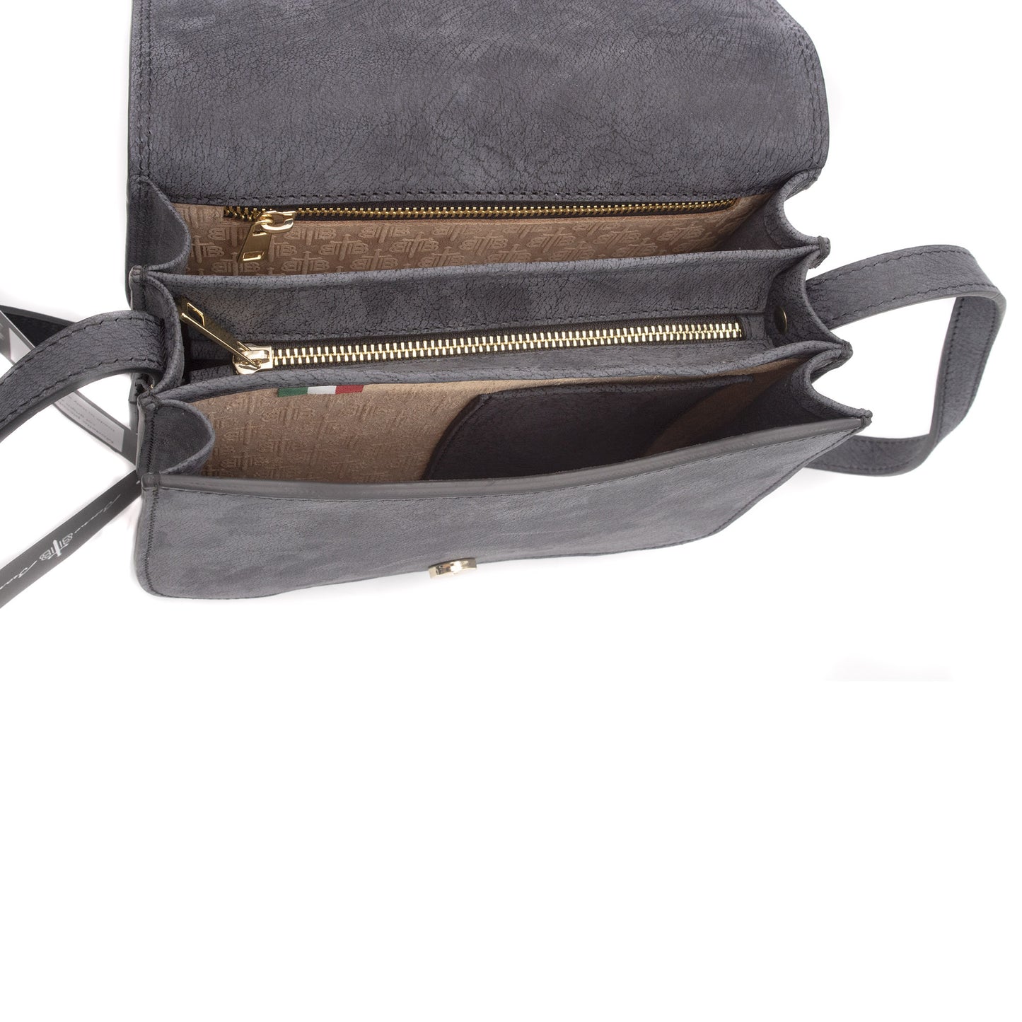 Borsa Tolfa donna vera pelle con tracolla regolabile artigianale made in italy rivisitazione anni 70