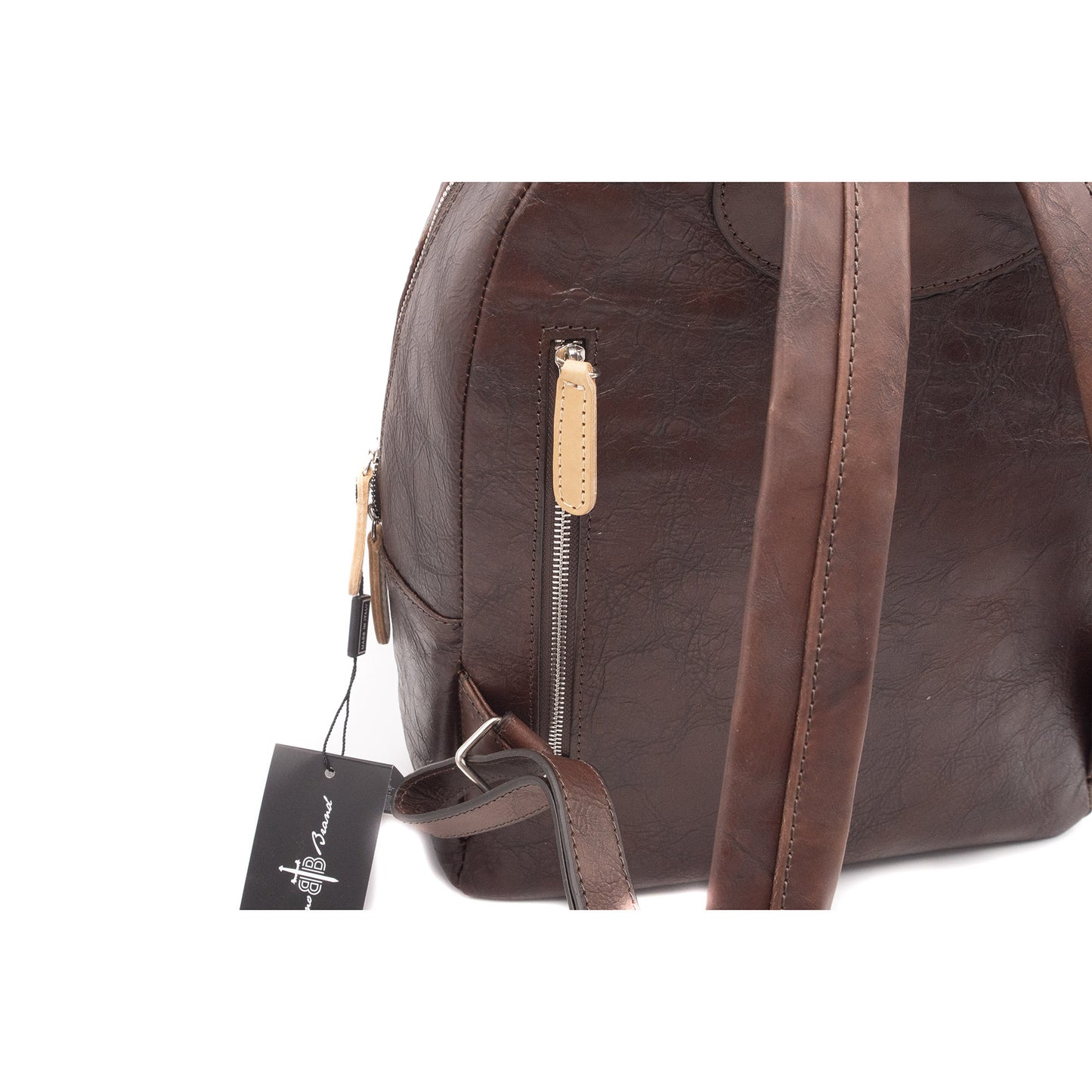 Handmade genuine leather backpack – tablet and travel