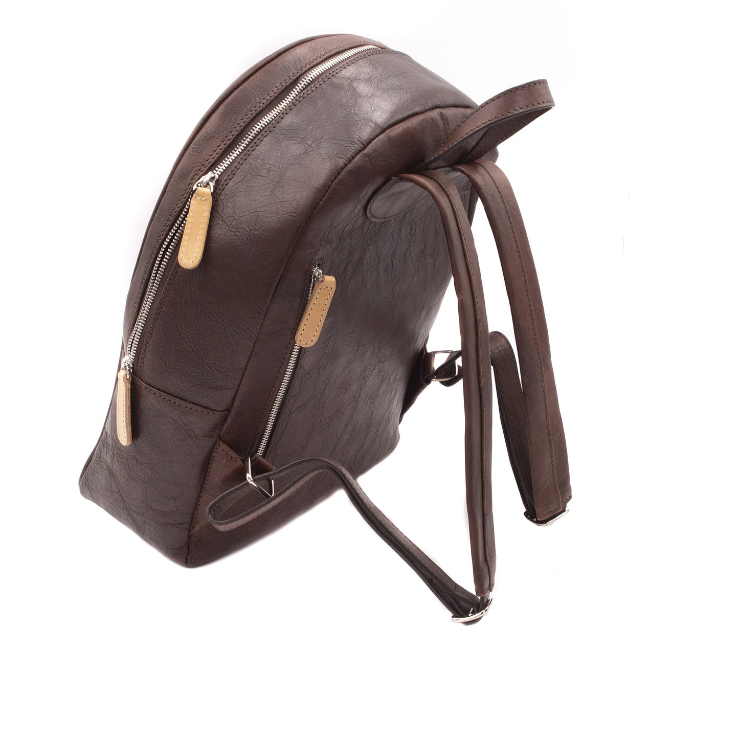 Handmade genuine leather backpack – tablet and travel