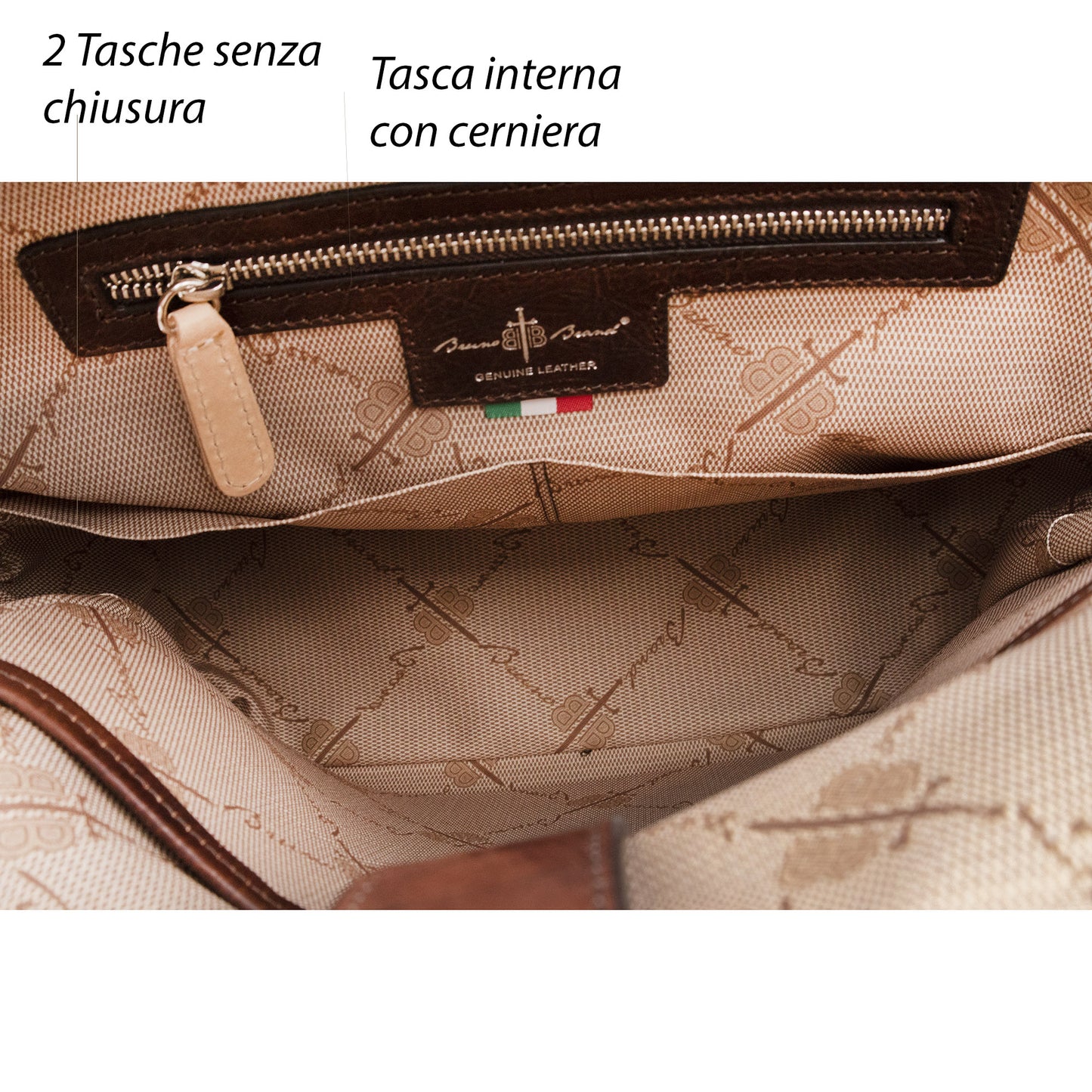 Handmade genuine leather backpack – tablet and travel