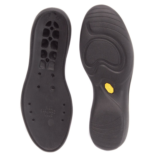 Suola scatolata gomma Vibram Shell 887K mescola Newflex zeppa 4 cm scarpe donna