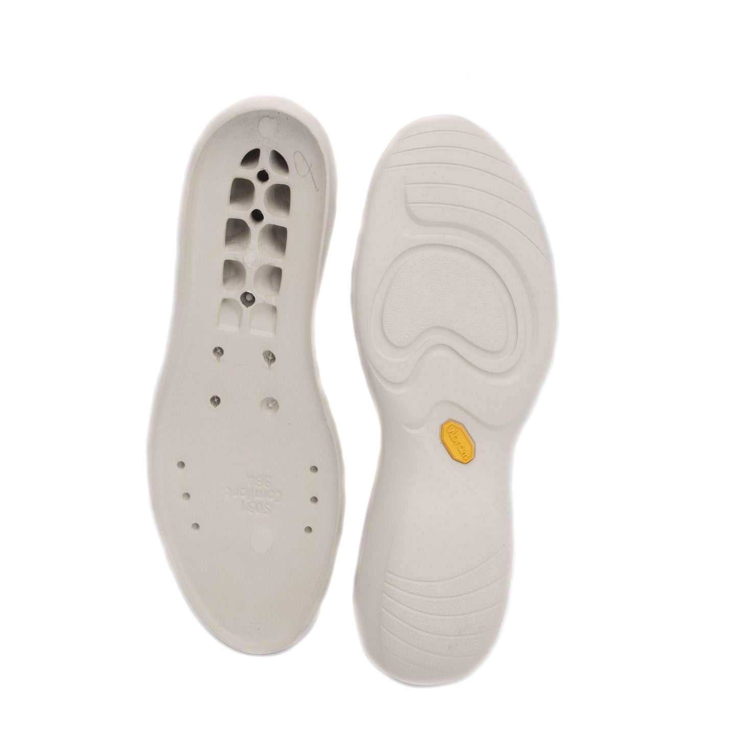 Suola scatolata gomma Vibram Shell 887K mescola Newflex zeppa 4 cm scarpe donna