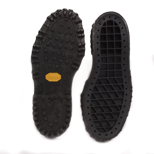 Suola Vibram Vintage Monoblocco in Gomma Antiscivolo per Riparazione e Creazione Scarpe Casual e Outdoor