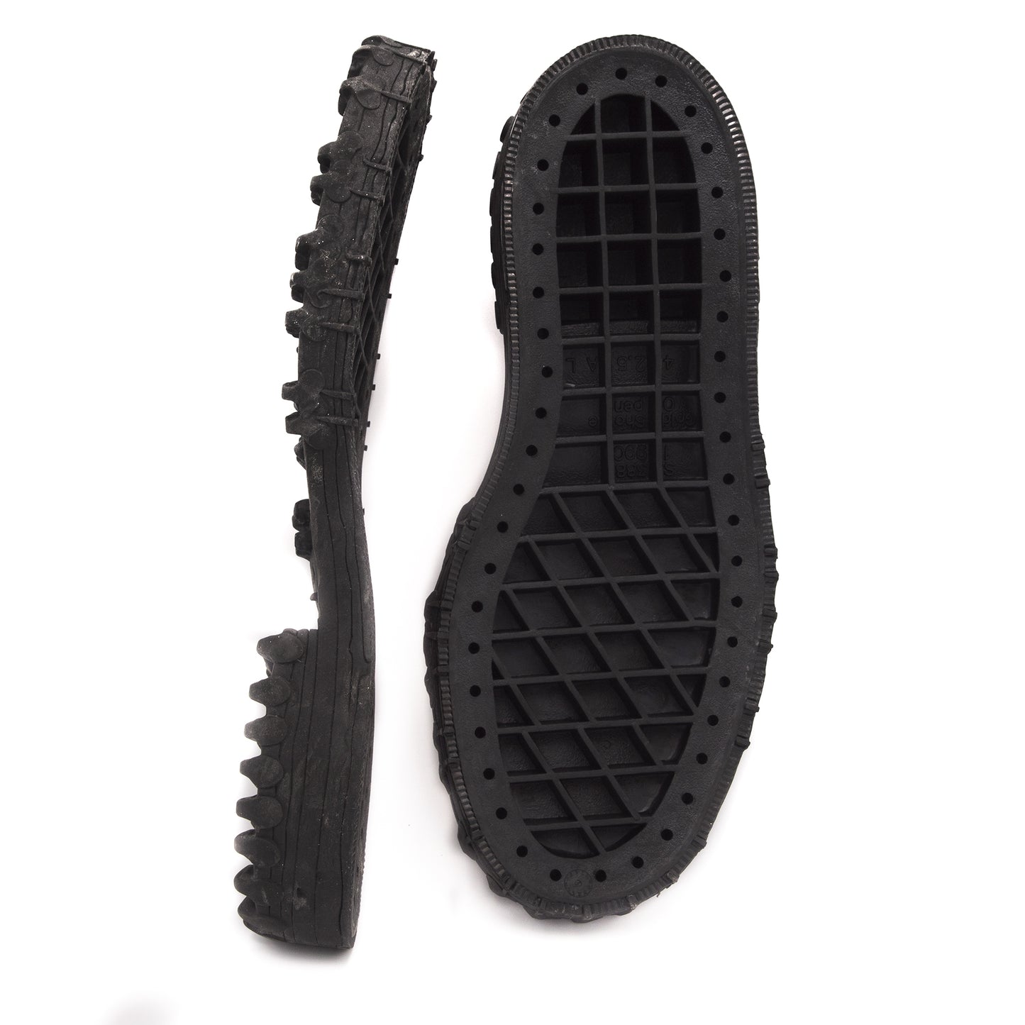 Suola Vibram Vintage Monoblocco in Gomma Antiscivolo per Riparazione e Creazione Scarpe Casual e Outdoor