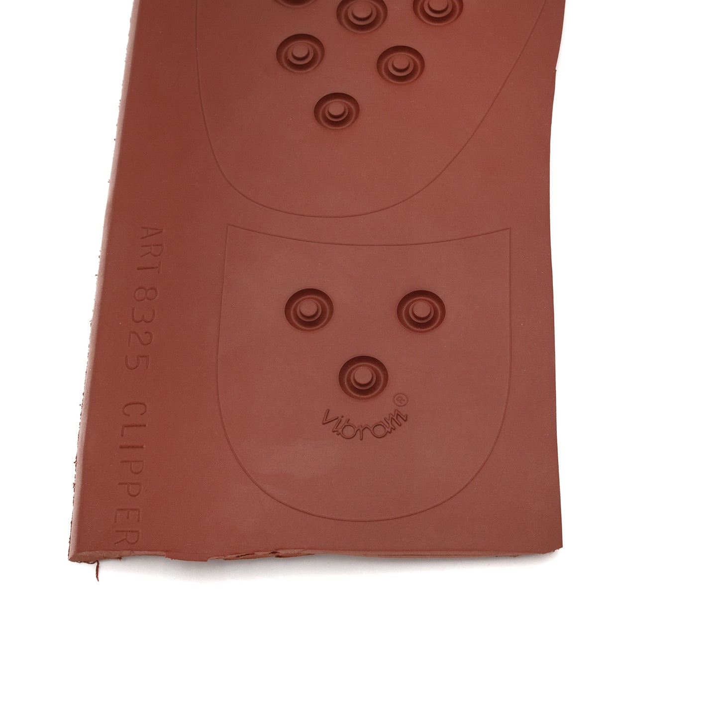 Suola in gomma Vibram Clipper morflex 8325 riparazione creazione calzature mm.8