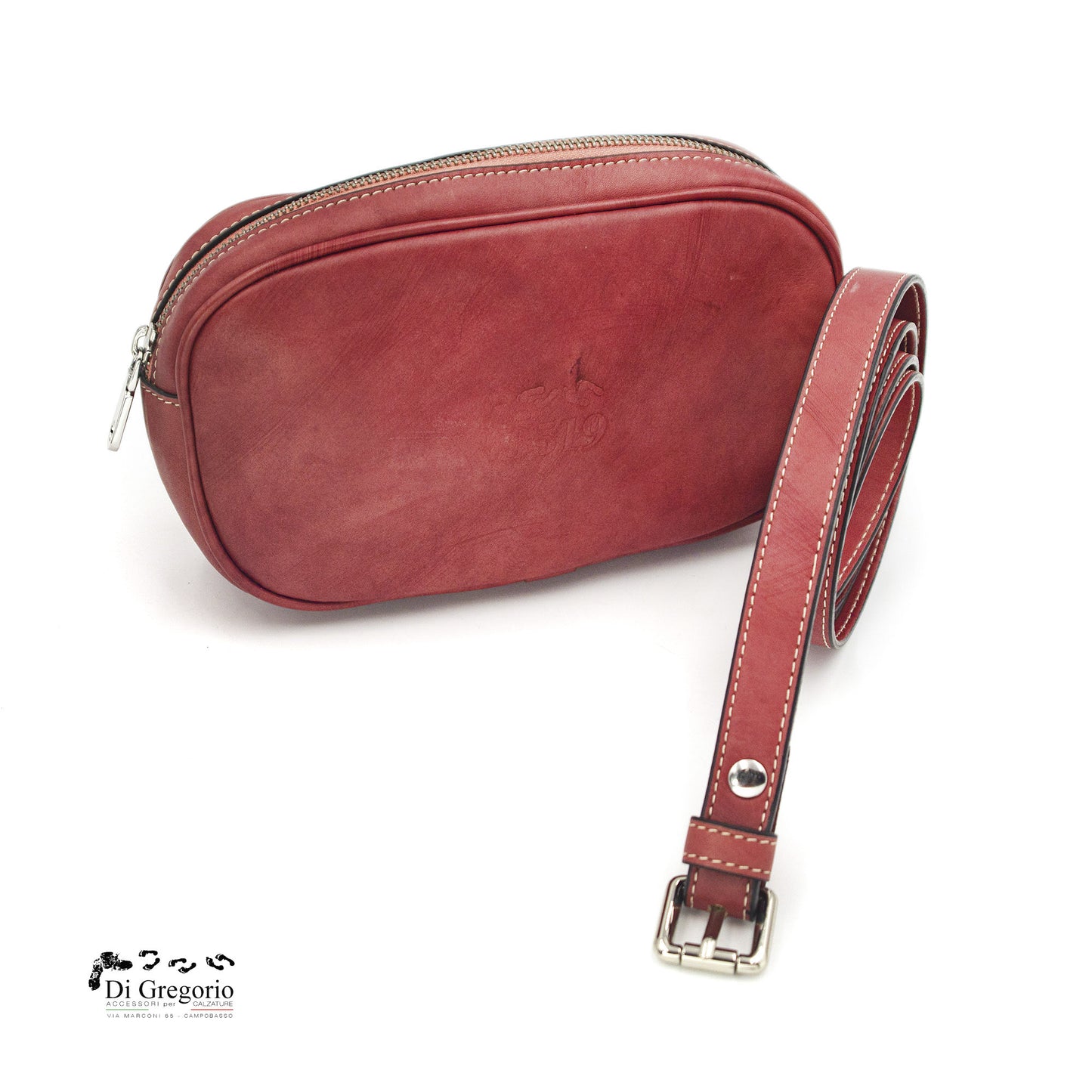 Marsupio Uomo Donna in Vera Pelle Artigianale Made in Italy con Cintura Regolabile