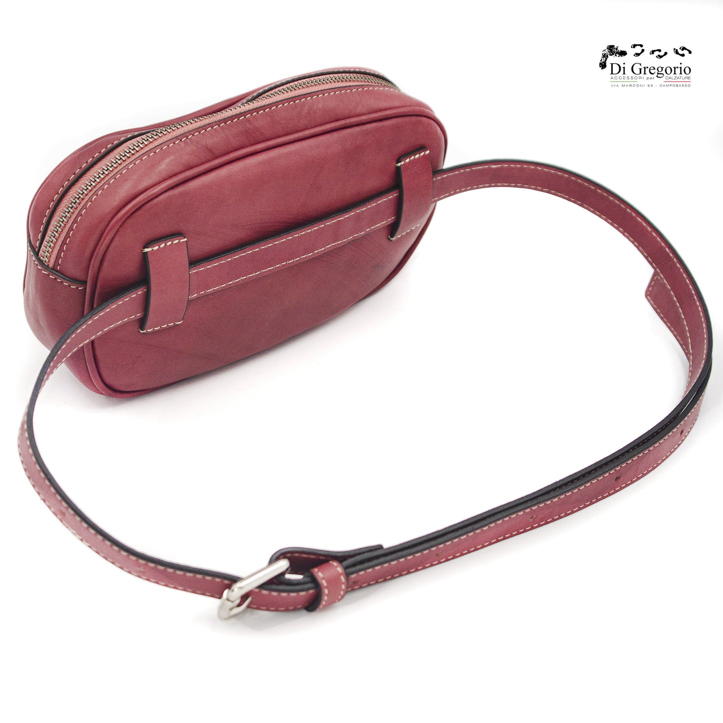 Marsupio Uomo Donna in Vera Pelle Artigianale Made in Italy con Cintura Regolabile