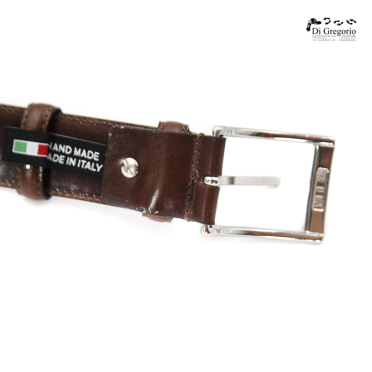 Cintura uomo donna in vera pelle artigianale con confezione regalo e fibbia di ricambio nichel free